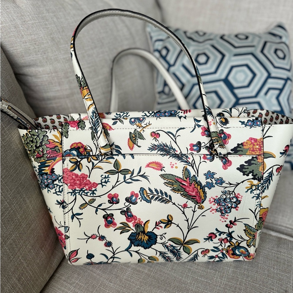 Tory Burch Parker floral tote - Picture 4 of 17